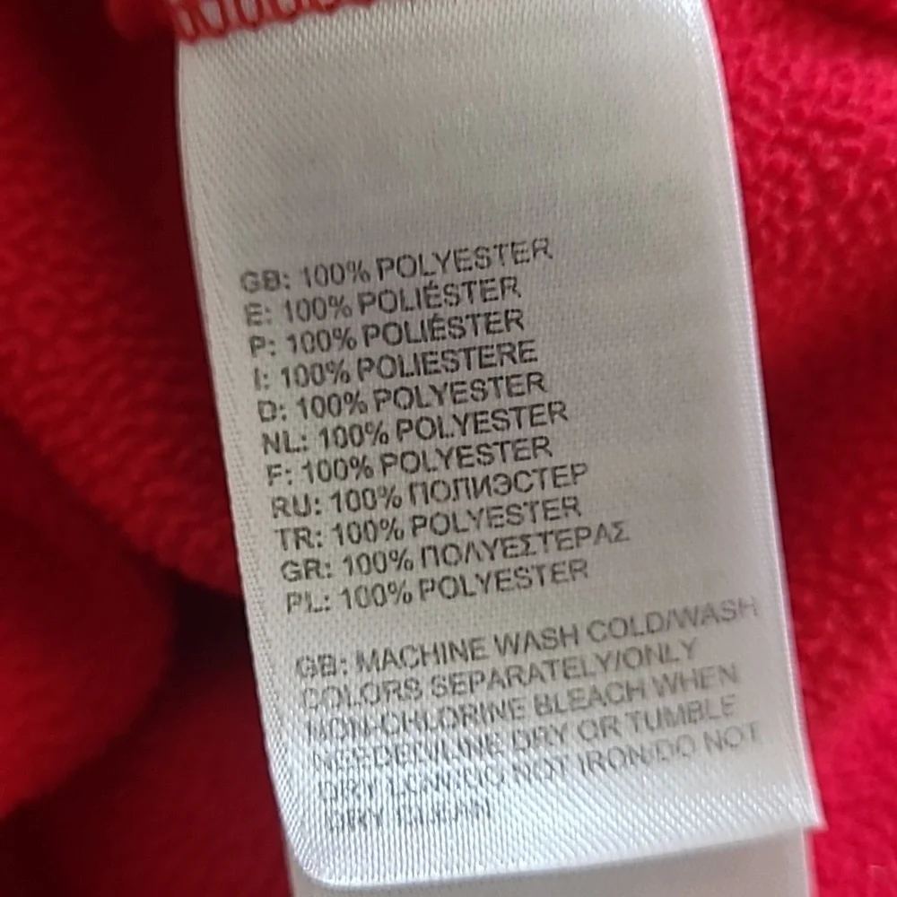 The North Face Red Hoodie for Men Size M